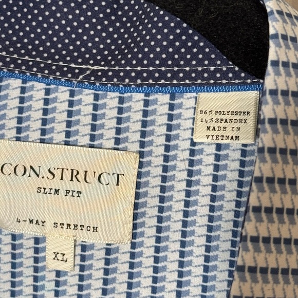 Construct Houndstooth Dress Shirt - Picture 6 of 7